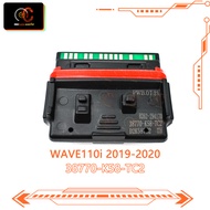 กล่องไฟ ECU สีดำ รอบมาไว กล่องไฟเเต่ง wave125i wave110i dream110i 2019-2020  เวฟ110i กล่องปลดรอบ กล่