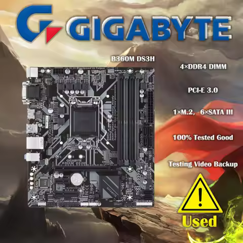 Gigabyte B360M DS3H original LGA 1151 DDR4 B360 desktop computer motherboards