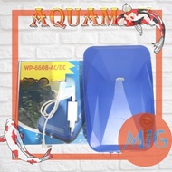 AC DC ACDC AQUAMAN AERATOR WP 6608 AIR PUMP 2 OUTPUT AQUARIUM fish pond
