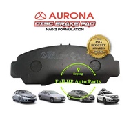 Aurona Brake Pad AUR561393 Front H/D Accord SDA TAO / BR-V BRV / Civic SNA/FD TRO/FB / Odyssey RB1/2