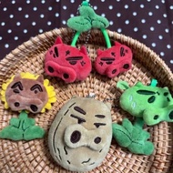 Plants vs. Zombies Series Zombies cos Sunflower Doll Plush Doll Funny Nut Zombies Keychain Backpack 