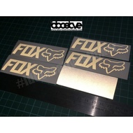 FOX Bicycle/ Car/ Motor Sticker 3.5 inch (Reflective)