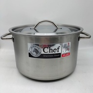 ZEBRA CHEF STAINLESS STEEL POT