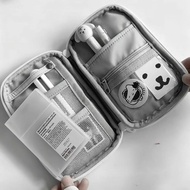 Gray Burnt Cake Pencil Case Large-Capacity Multi-Function Multi-Layer Bar Storage Bag Student Deskto