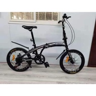 ASBIKE FOLDING BIKE DOLPHIN STYLE 20ER WITH SHIFTER