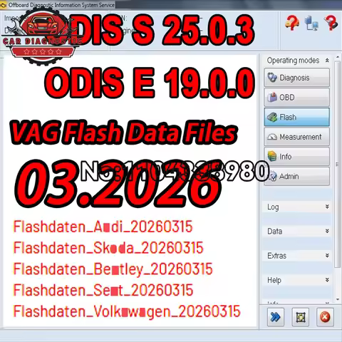 2026 GEKO ODIS software for S.eat download lines Remote Download ODIS 25.0.3 CNP Programmer For O-DI