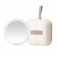 AMIRO覓光 Cube S 行動LED磁吸美妝鏡折疊收納化妝箱 - 白色