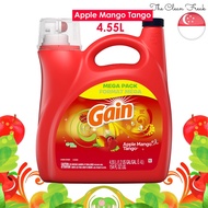 🇸🇬 Gain Liquid Laundry Detergent, Apple Mango Tango, 4.55L (154 fl oz / 107 Loads)
