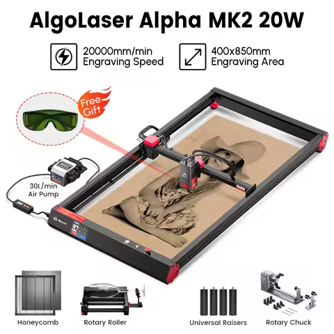 40X85CM Touch Screen Large Laser Engraver Cutter Wood Printer Laser Engraving And Cutting Machine Fo