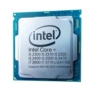 Intel Core I5-2300 i5 2320 i5 2400 i5 2500 i5 3330 i5 3450 i5 3470 i5 3550 i5-3570 CPU LGA1155 ที่ใช้แล้ว Intel h61 n75  Support B75 motherboard cpu