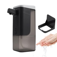 Automatic Soap Dispenser Wall Mount Touchless LED Hand Soap Dispenser Adhesive 600ml Large Capacity Dish Soap Dispenser with 3 Levels Adjustable for Bathroom Kitchen calm