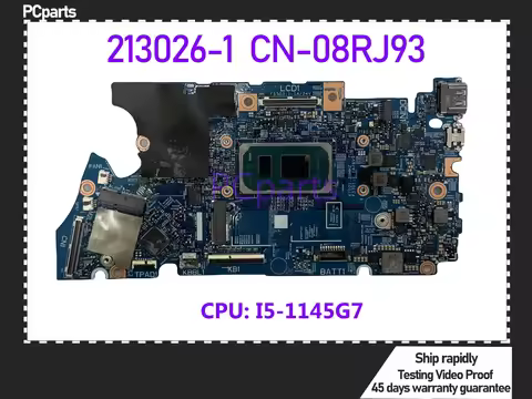 PCparts CN-08RJ93 For DELL Latitude 3330 Laptop Motherboard 213026-1 I5-1145G7 CPU SRK03 16GB RAM Ma