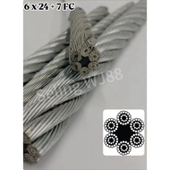 Galvanized Wire Rope 16mm 6 x 24 + 7FC