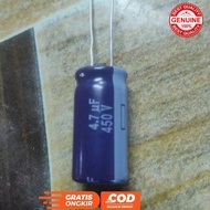PANASONIC ELCO CAPACITOR 4.7UF 450V ELKO 4.7 UF 450 ORIGINAL PANASONICVOLT