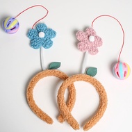 Douwa Lamb Hair Headband Rattle Toy Hairpin Headwear Baby Change Diaper Coax Baby Handy Tool Change 