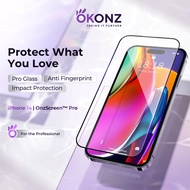 OKONZ iPhone 16/15/14 Pro Max/14 Pro/14/14 Plus Screen Protector Tempered Glass