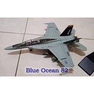 US F/A-18F Super Jolly Rogers Multi-Role Fighter Aircraft + Cool Stand - Block Model DIY 1/72 - Mili