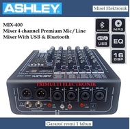 Mixer Ashley 4 channel mix 400 USB bluetooth