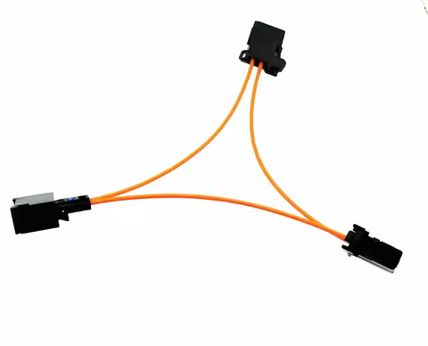 for Audi A6L fiber optic cable 2 to 1 female triangle MOST 3G decoding fiber wire