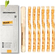 Miswak Stick x6 GroomARANG Natural Chewable Toothbrushes - Made from the Salvadora Persica Tree - Cl