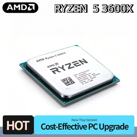 CPU Processor AMD Ryzen 5 3600X R5 3600X 3.8GHz 4.4GHz 6 Core 12 Thread 7NM 95W L3 32M 100 000000022