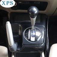 xps For HONDA CIVIC 2006-2011 carbon fiber pattern interior car accessories,CIVIC FD gear panel cover trim