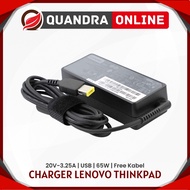 Laptop Charger Adapter Lenovo Thinkpad L440 L450 L460 L470 L540 L560 L570 20V 3.25A USB