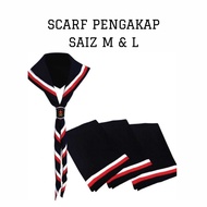 SCARF PENGAKAP SAIZ M & L SKAF PENGAKAP MURAH SCARF PENGAKAP LINE MERAH SCARF PENGAKAP RENCANA