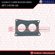 MESIN 40HP GASKET PACKING CARBURETOR 6F5-14198-A0 YAMAHA SPEED BOAT 40PK ORIGINAL