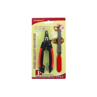 *Ready Stock* 5009+A2 Nail Cutter (Small) with Nail File (Red Handle) (5.0 W x 13.5 H)