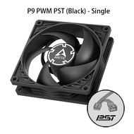 ARCTIC P9 PWM PST Black Fan92 mm PWM Fan with Cable Splitter Optimized for Static Pressure 200-3000 