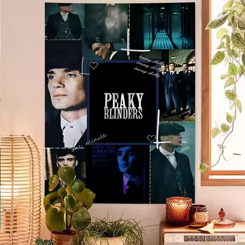 Movie P-Peaky B-Blinders TV DIY Wall Tapestry Art Science Fiction Room Home Decor Wall Art Decor