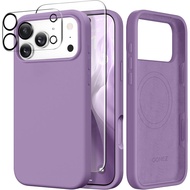 GONEZ Magnetic untuk Sarung iPhone 17 Pro Max, Serasi dengan MagSafe, [Pelindung Skrin + Pelindung L