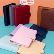 FLASHEE Binder Plain A6 6 Ring Exclusive Agenda A6 Plain Binder Quality Financial Wallet