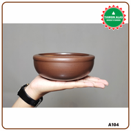 Pot Bonsai Keramik Bulat Bundar Kecil Small Mini Mame not Semen