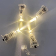 新款电子灯笼灯芯手工diy灯笼配件底部开关LDE发光小灯芯彩灯灯珠 New electronic lantern wicks, DIY lantern accessories, bottom swit