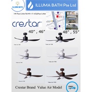 Crestar Value Air Ceiling Fans with LED & Remote Control