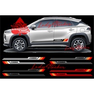 NEW Car cutting sticker SUZUKI fronx sticker list under car fronx