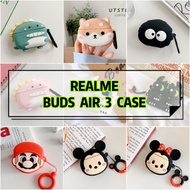 Realme Buds Air 3 Case Cute Cartoon Wireless Earbuds Case Protective Soft Silicone Case Realme Air 3