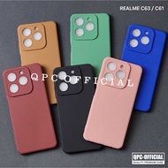 Realme C61 Realme C63 Case Pro Camera Case Slim BlackMatte Silicone Color Case Realme C61 Realme C63