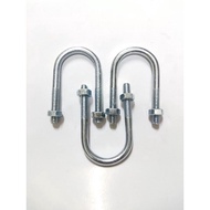 Pipe clamp / U - Bolt 1/4 x 3/4"