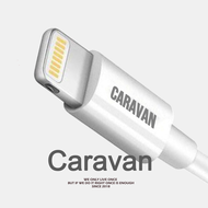 7# Caravan Crew สายชาร์จ ( Lightning / Micro / Type-C ) Cable Fast Charging (สีขาว)