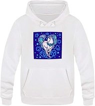 Fashion Yama Hooded Sweater Cute Rainbow Unicorn Among The Clouds Stars Rose sports hoodies sweatshi