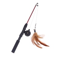 Cat Teaser Wands Cat Teaser Stick Retractable Fishing Pole Kitten Training Toys Cat Toy Wand Teaser 