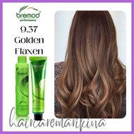 ◰ ☼ ☸ 9.37 GOLDEN FLAXEN Bremod Hair Color - With Oxidizer Set
