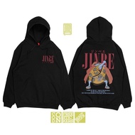 เสื้อฮู้ด HOODIE JINBE STRAW หมวก PIRATES ONE PIECE JIMBAI JINBEI LUFFY JUMPER ANIME MANGA SWEATER  