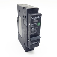( โปรโมชั่น++) คุ้มค่า Schneider เซอร์กิตเบรกเกอร์ Circuit Breaker 1P 10A - 63A รุ่น QOvs ราคาสุดคุ้