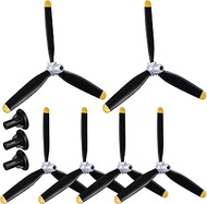 Outus 6 Sets Plane Propeller 3 Blade Compatible with F4u Rc 761-8 761-9 761-16 T28 P47 Fighter Remot