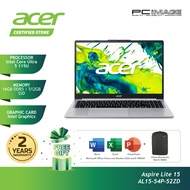 ACER ASPIRE LITE 15 AL15-54P-52ZD (CU 5 115U/16GB D5/512GB G4/INTEL/15.6" FHD IPS/W11H/HOME24+M365B/