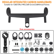 CC.01 T1000 carbon fiber integrated road handlebar for Road Bike Frame C68/V5Rs/V4Rs/C68 Gravel/C68